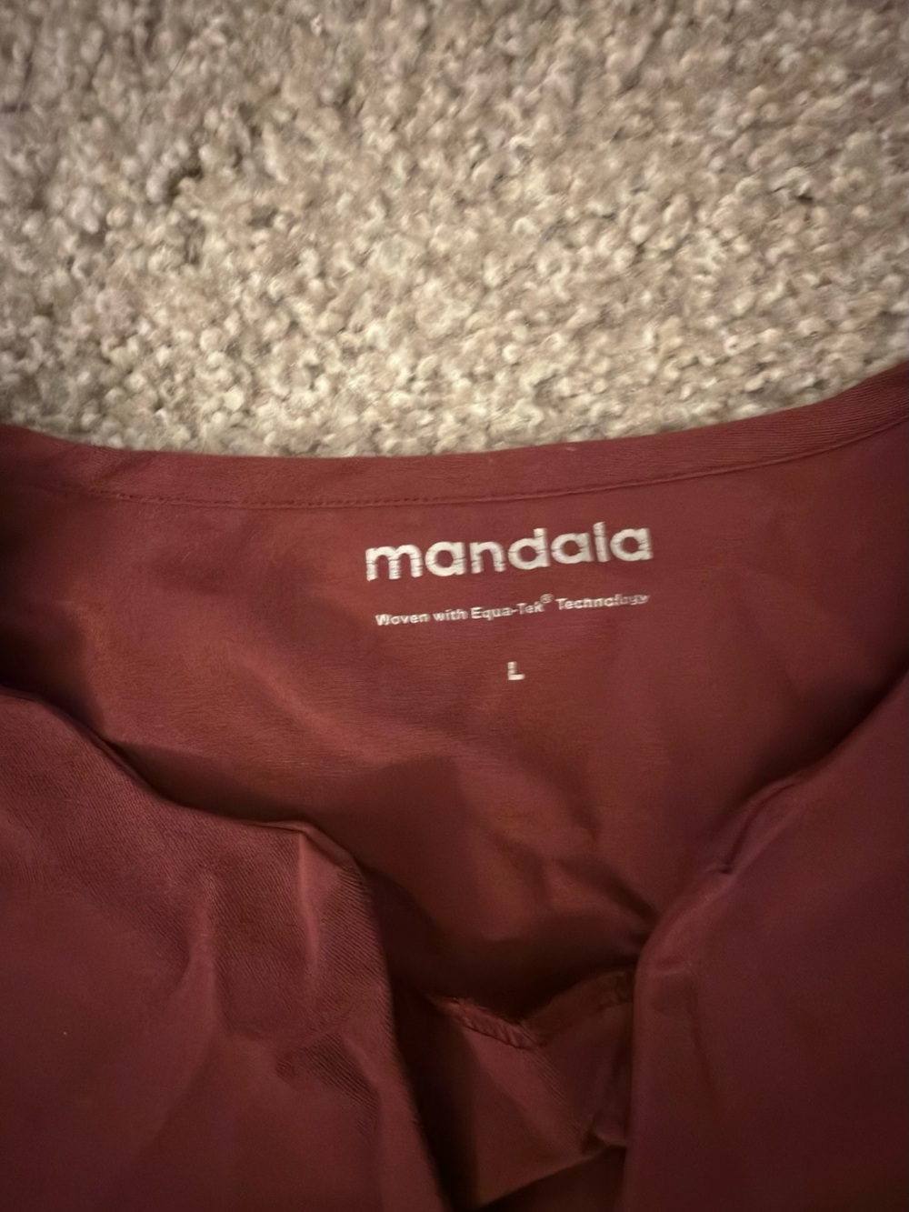 Mandala scrub set. Large Top. Large Petite Bottoms - Picture 3 of 5